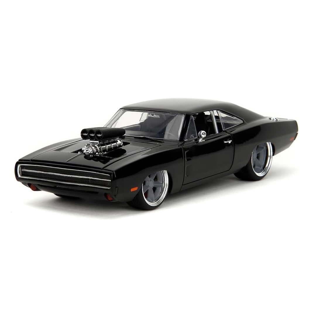 Fast & Furious JADA DODGE CHARGER 1:24 (FAST X) die-cast model car, toys for kids and adults, collect and play vehicle, Black