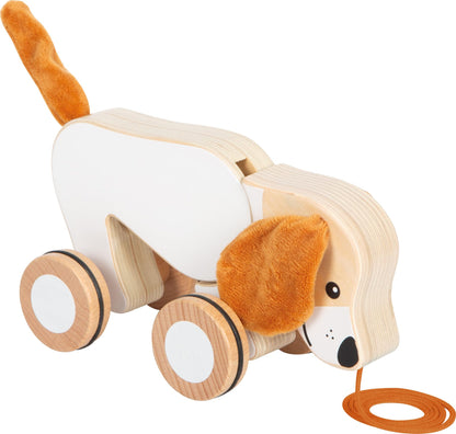 Small Foot - Small Foot - Houten Trekhond met Knisperende Oren