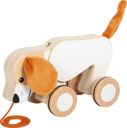 Small Foot - Small Foot - Houten Trekhond met Knisperende Oren