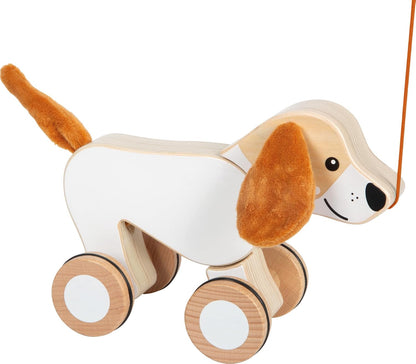 Small Foot - Small Foot - Houten Trekhond met Knisperende Oren