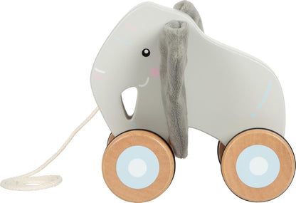 Small Foot - Small Foot - Houten Trekolifant met Knisperende Oren