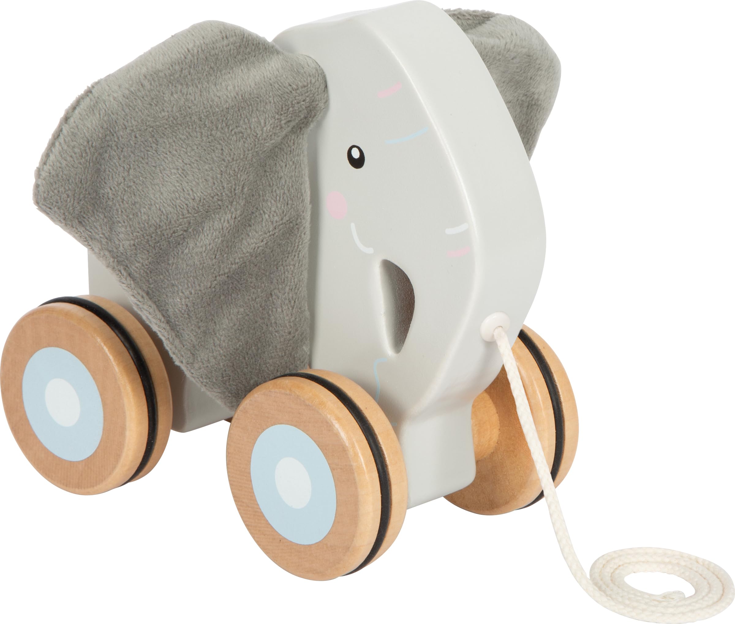 Small Foot - Small Foot - Houten Trekolifant met Knisperende Oren
