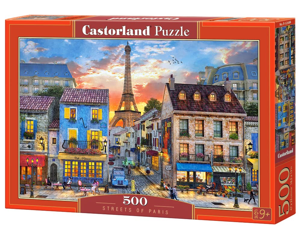 Castorland - Streets Of Paris - 500 Stukjes