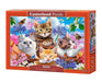 Selecta - Castorland Legpuzzel Kittens with Flowers 500st.