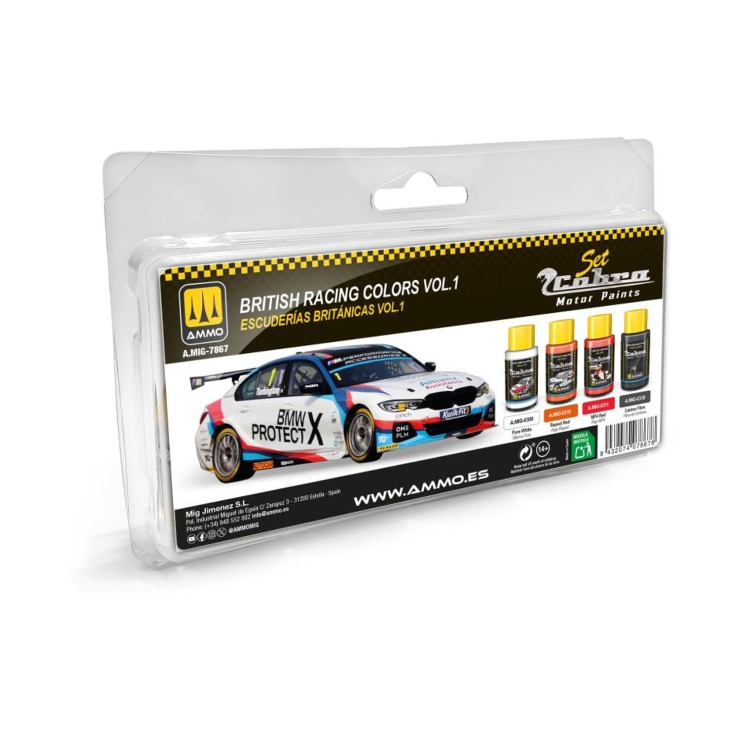 AMMO by MIG Cobra Motor British Racing Colors Vol.1 Set (4 ct