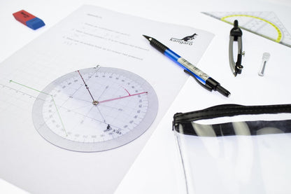 koershoekmeter Kangaro Plaststock trasparente diameter 126 mm