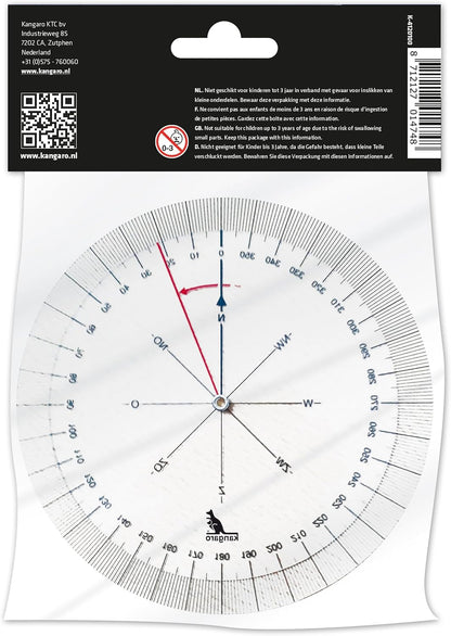 koershoekmeter Kangaro Plaststock trasparente diameter 126 mm