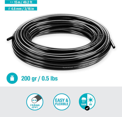 Gardena - Gardena Supply Pipe 4.6 Mm (3/16) - 15 M