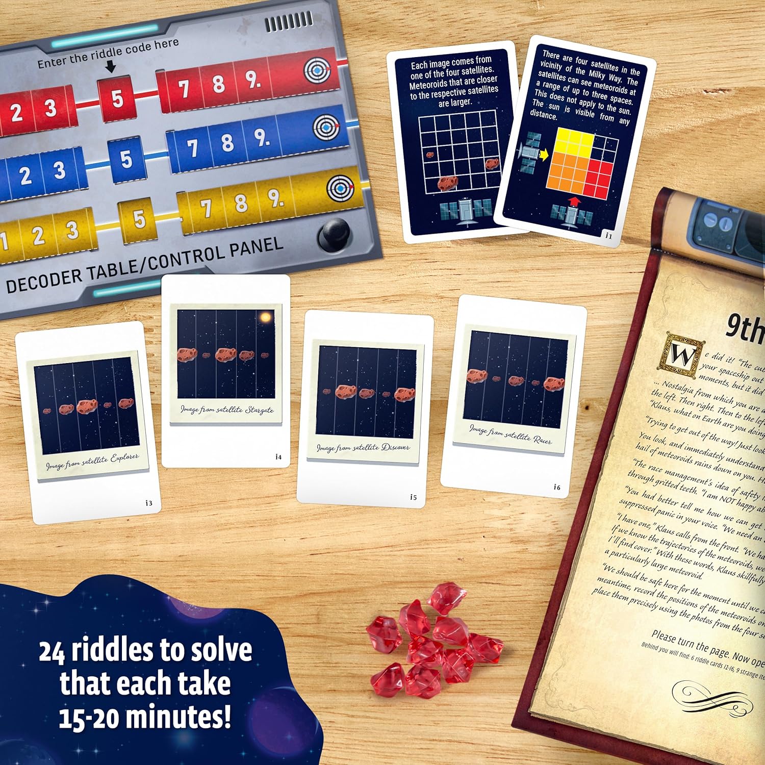 EXIT: The Game - Advent Calendar - The Intergalactic Race | Holiday Escape Room | 24 Days of Riddles | Christmas Traditon | Space Game