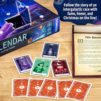EXIT: The Game - Advent Calendar - The Intergalactic Race | Holiday Escape Room | 24 Days of Riddles | Christmas Traditon | Space Game