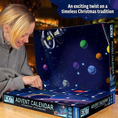 EXIT: The Game - Advent Calendar - The Intergalactic Race | Holiday Escape Room | 24 Days of Riddles | Christmas Traditon | Space Game