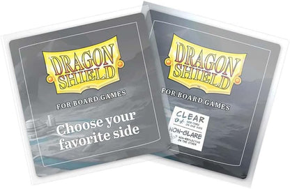Dragon Shield Board Game Sleeves | Non-Glare Card Sleeves for Tabletop Games | Durable, Smooth Shuffle Feel & Acid-Free, Compatible with Gloomhaven, Wingspan & More | Square - 1 Pack