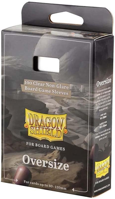 Dragon Shield Board Game Sleeves | Non-Glare Card Sleeves for Tabletop Games | Durable, Smooth Shuffle Feel & Acid-Free, Compatible with Gloomhaven, Wingspan & More | Oversize - 1 Pack
