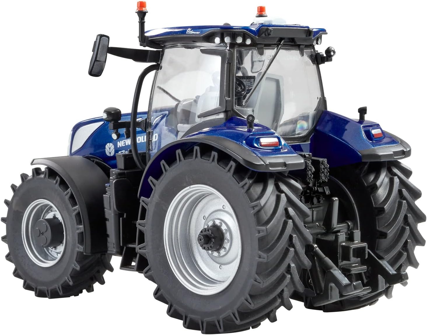 New Holland T7.300 Blue Power Tractor Replica, New Holland Tractor Replica Compatible with 1:32 Scale Farm Animals and Toys, Suitable for Collectors & Children from 3 Years