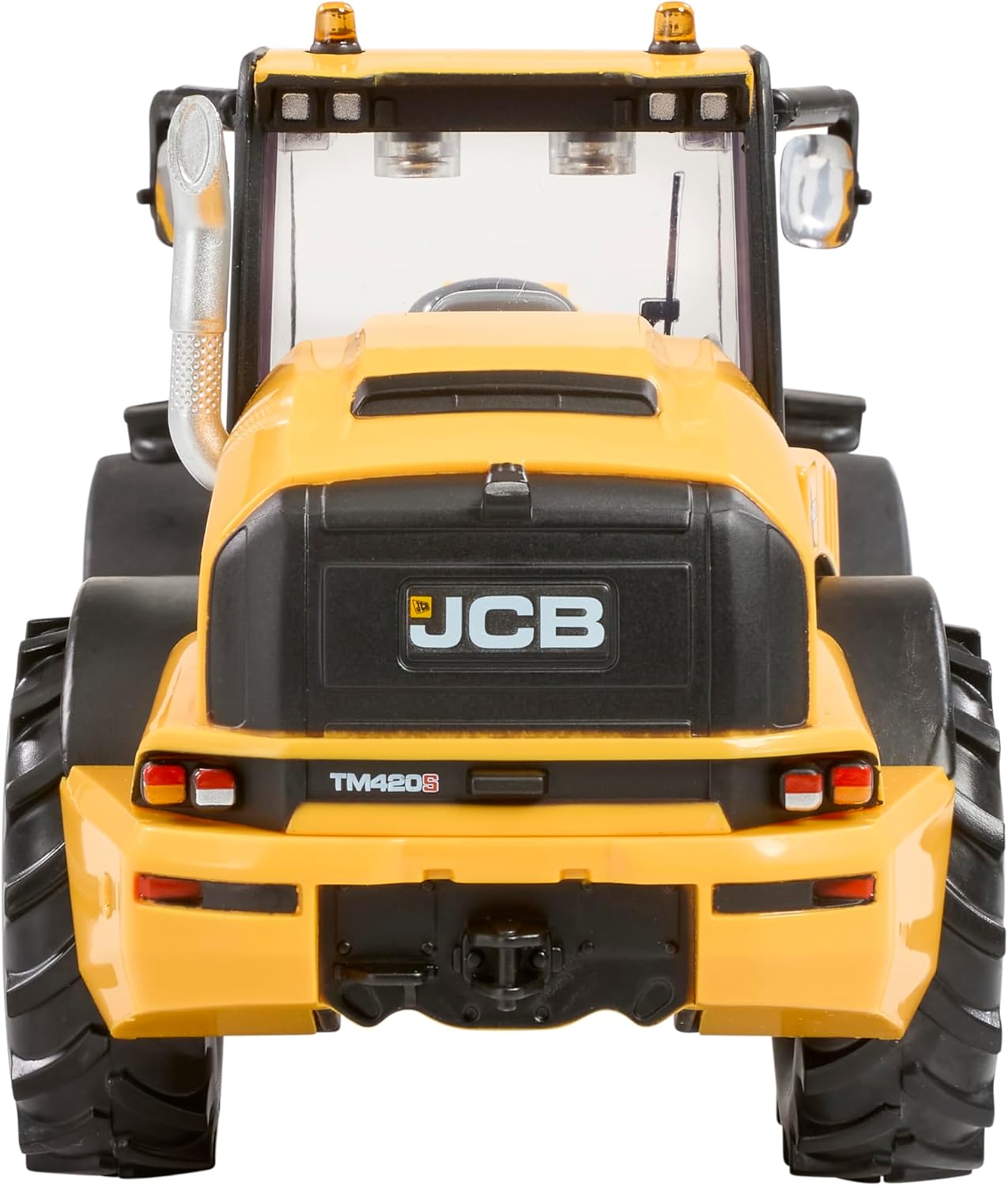Britains JCB TM420S - Cargador telescópico con Ruedas (réplica a Escala 1:32) - Vehículo de Juguete Tractor de Metal Moldeado y plástico - JCB para niños de 3 años y más