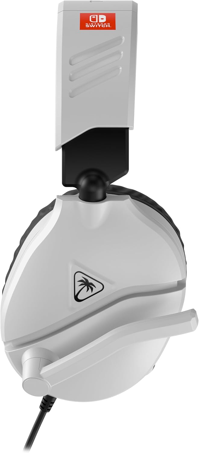 Turtle Beach Recon 70 Wired Gaming Headset Officially Licensed for Nintendo Switch and Nintendo Switch 2 – Flip-to-Mute Mic, 40mm Speakers, Adjustable, Lightweight Design