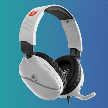 Turtle Beach Recon 70 Wired Gaming Headset Officially Licensed for Nintendo Switch and Nintendo Switch 2 – Flip-to-Mute Mic, 40mm Speakers, Adjustable, Lightweight Design