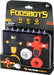 Fat Brain Toys Foosbots 2-Pack - Football Themed, Fast Paced 2-Player Tabletop Trickshot Game for Kids Ages 6+, Orange, Green