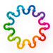 Fat Brain Toys Plip Links | Bendy Silicone Link Connector Toys that Close and Open with a Pop | Sensory Toys for Kids | Creative Building Toys,