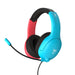 Turtle Beach Airlite Fit Neon Blue and Red Wired Gaming Headset with Flip-to-Mute Mic, Over-Ear Premium Comfort and 40mm Speakers. Officially Licensed for Nintendo Switch