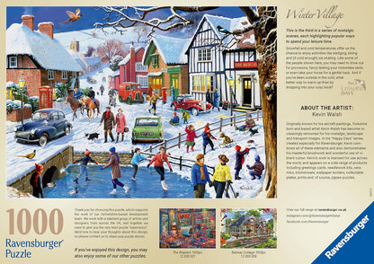 Ravensburger Leisure Days No.3 The Winter Village 1000 Piece Jigsaw Puzzles for Adults and Kids Age 12 Years Up