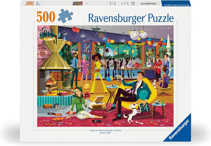 Ravensburger Jazzy! Party Time 500 piece Jigsaw Puzzle for Adults and Kids Age 10 and Up