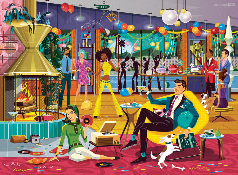 Ravensburger Jazzy! Party Time 500 piece Jigsaw Puzzle for Adults and Kids Age 10 and Up