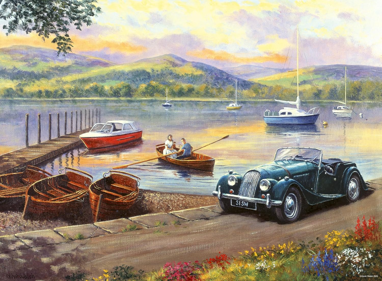 Ravensburger Stop at the Lakes 500 piece Jigsaw Puzzle for Adults and Kids Age 10 and Up