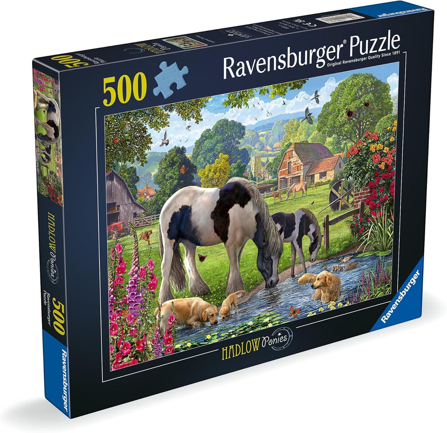 Ravensburger Hadlow Ponies 500 piece Jigsaw Puzzle for Adults and Kids Age 10 and Up