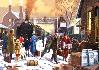 Ravensburger Last Train Home 1000 piece Jigsaw Puzzle for Adults and Kids Age 12 and Up
