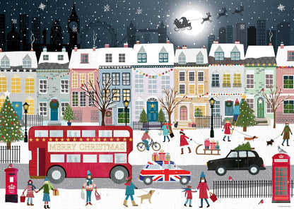 Ravensburger London’s Christmas Spirit 1000 piece Jigsaw Puzzle for Adults and Kids Age 12 and Up