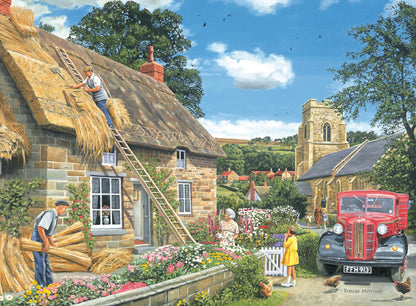 Ravensburger Happy Days No 9, Village Life 4x 500 piece Jigsaw Puzzle for Adults and Kids Age 10 and Up