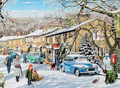 Ravensburger Happy Days No 9, Village Life 4x 500 piece Jigsaw Puzzle for Adults and Kids Age 10 and Up
