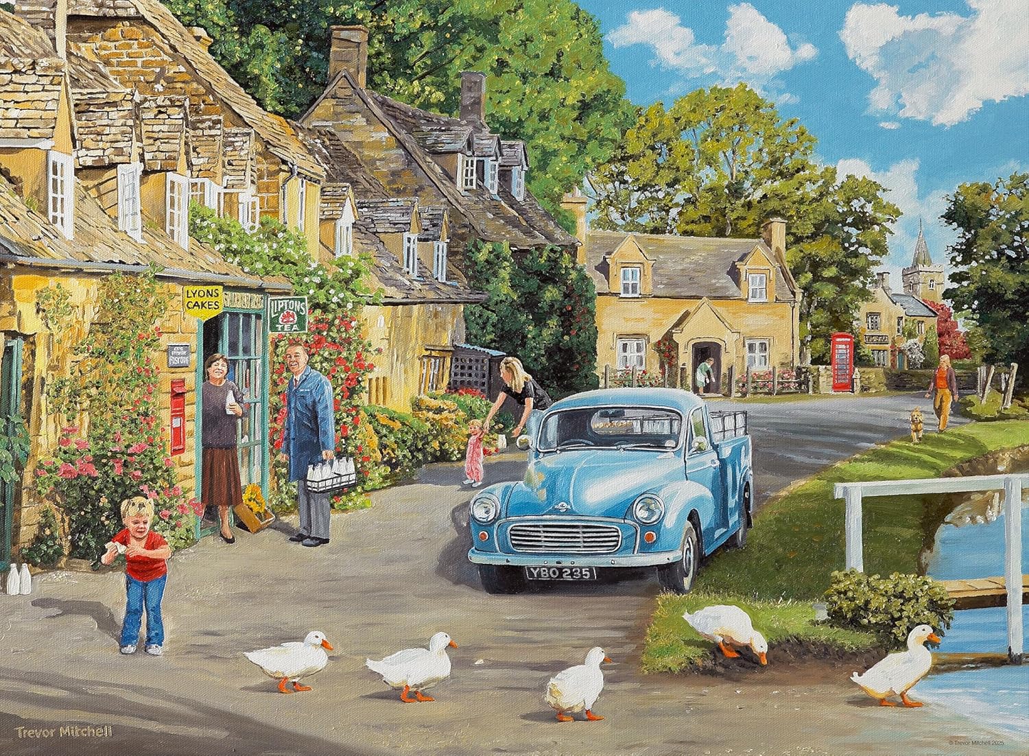 Ravensburger Happy Days No 9, Village Life 4x 500 piece Jigsaw Puzzle for Adults and Kids Age 10 and Up