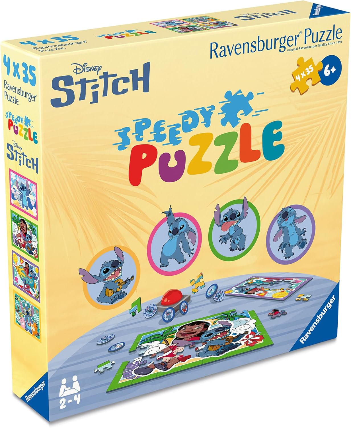 Ravensburger Speedy Puzzle Stitch 4x 35 piece Jigsaw Puzzles for Kids Age 6 Years Up Gifts for Kids