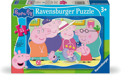 Ravensburger Peppa Pig 35 piece Jigsaw Puzzle for Adults and Kids Age 3 Years Up
