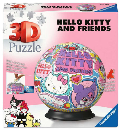 Ravensburger Hello Kitty, 72 piece 3D Jigsaw Puzzle for Adults and Kids Age 6 Years Up - No Glue Required