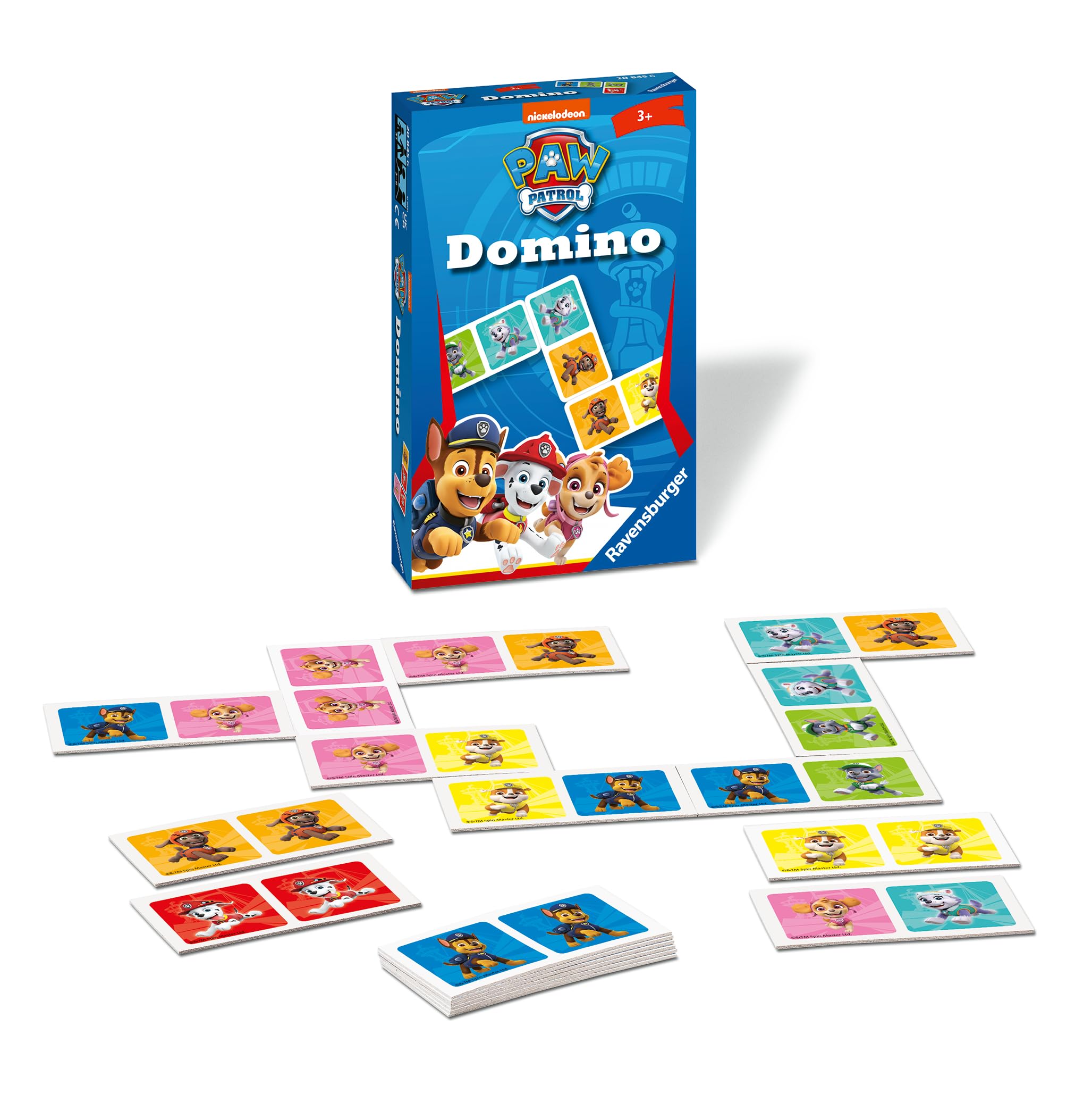 Ravensburger Paw Patrol Dominoes Game for Kids Age 3 Years Up, 2 to 4 Players