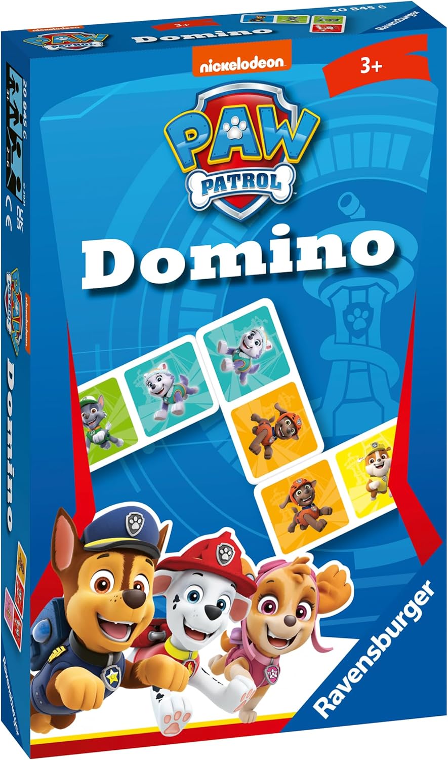 Ravensburger Paw Patrol Dominoes Game for Kids Age 3 Years Up, 2 to 4 Players