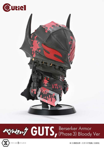 Berserk Cutie1 Pvc Figure Guts Berserker Armor (Phase 3) Bloody Ver. 12 Cm