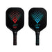 Franklin Jet Aluminium Pickleball Paddle Black/Red Black/Red