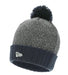 New Era Knitted Bobble Hat (Grey/Navy)