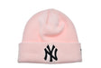 New Era Cuffed Yankees Beanie (Pink/Black)