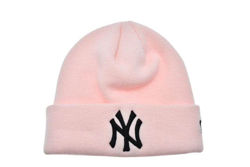New Era Cuffed Yankees Beanie (Pink/Black)