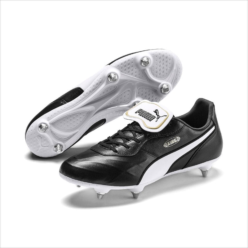 Puma King Top SG Football Boot 8 Black/White 8 Black/White