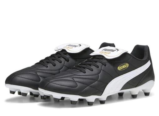 Puma King Top FG Football Boot 7 Black/White 7 Black/White