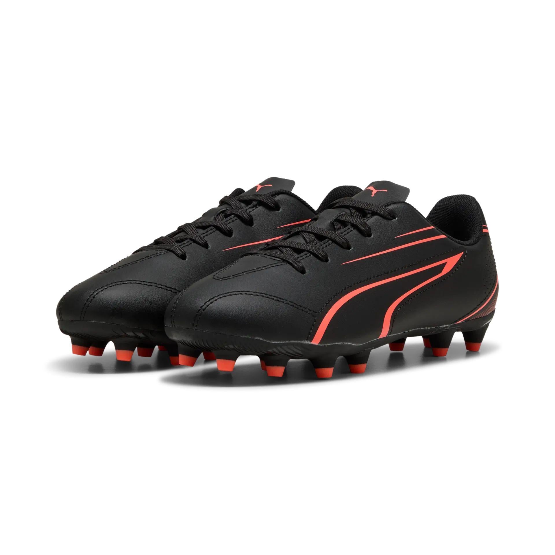 Puma Vitoria FG/AG Football Boots 9 Black/Red 9 Black/Red