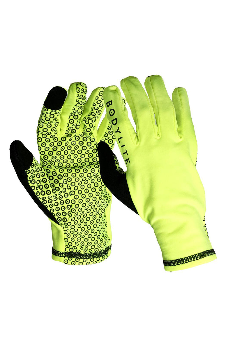 Bodylite Reflective Gloves (Neon Yellow, Large)