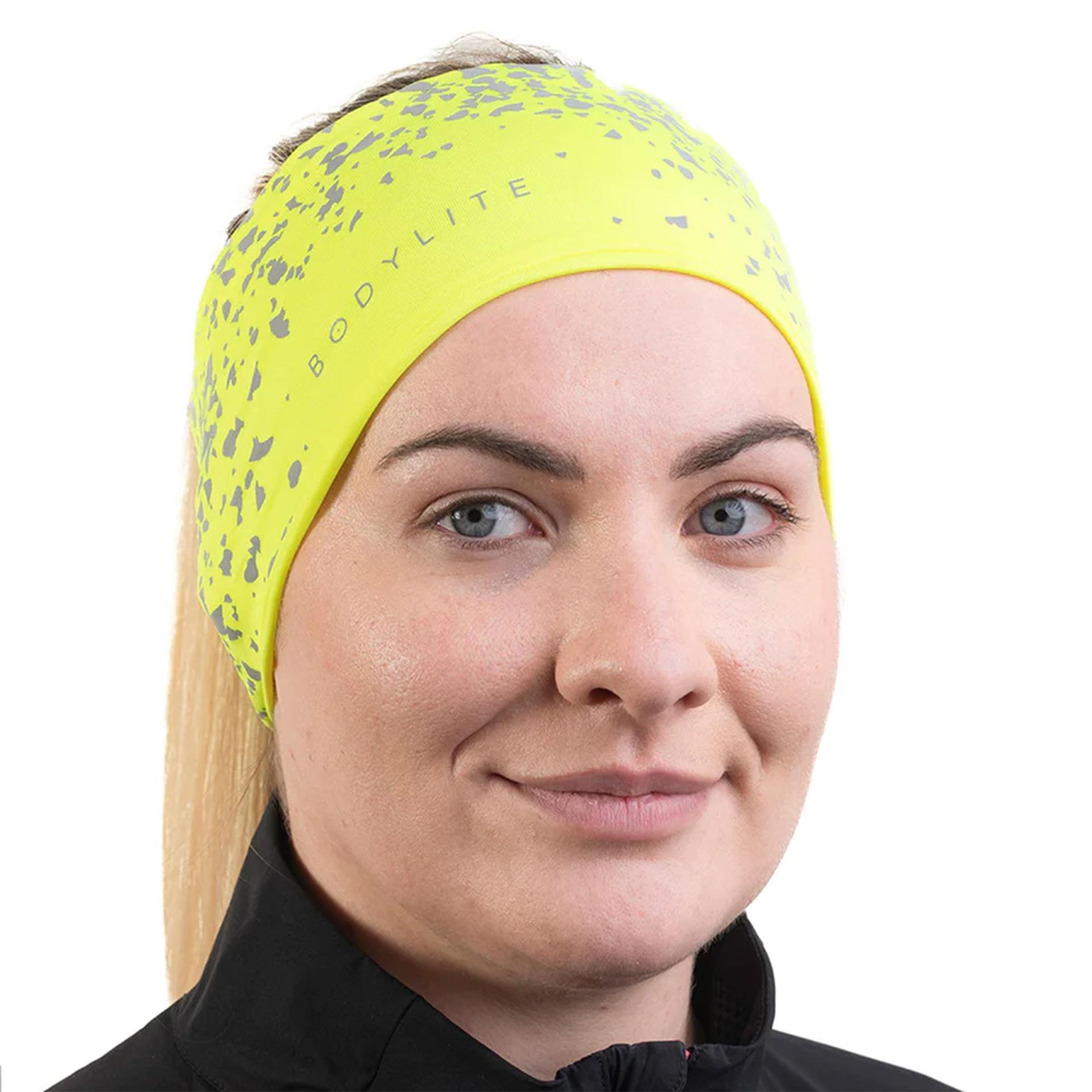 Bodylite Lightweight Reflective Headband (Neon Yellow, OSFA)