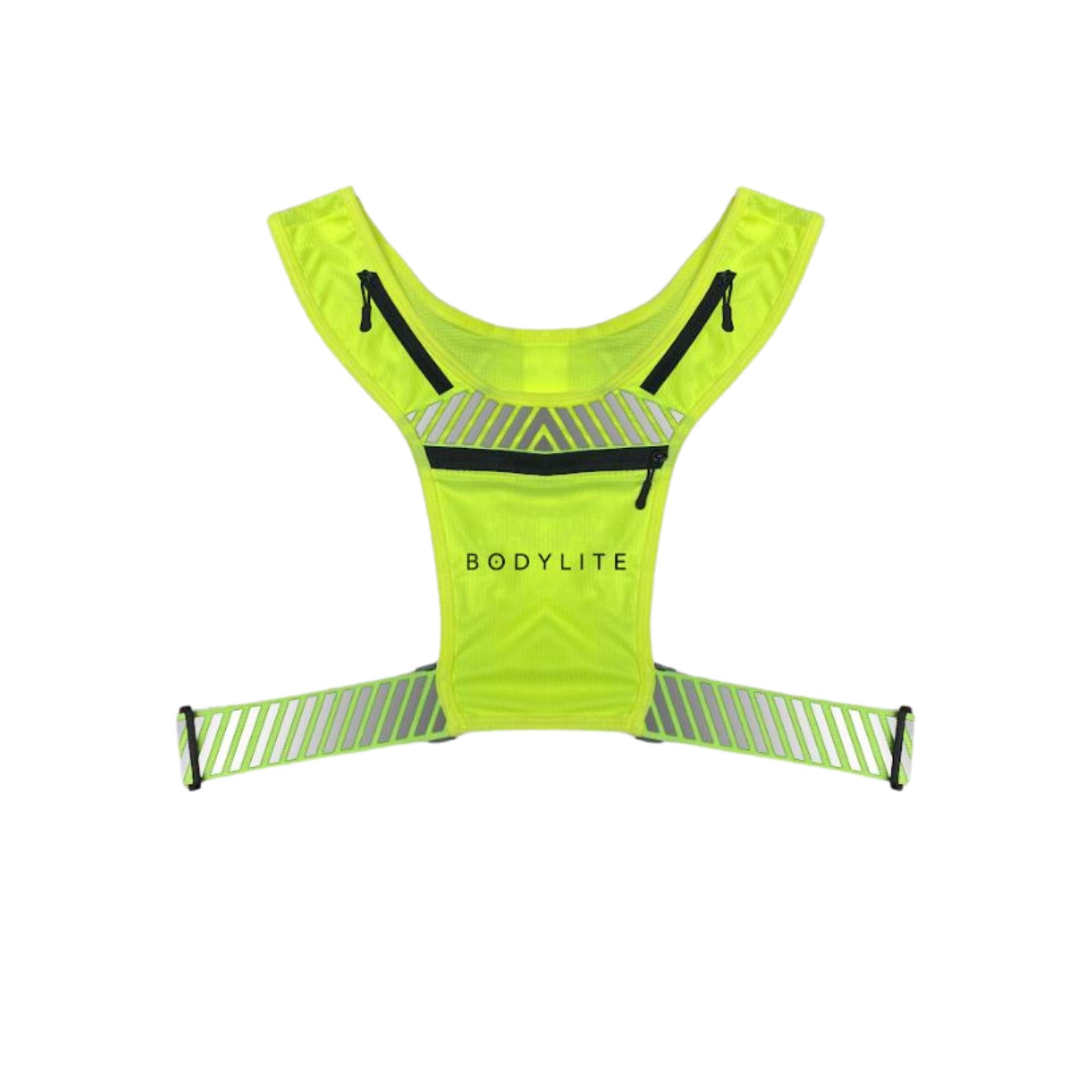Bodylite Phone Holder Vest (Neon Yellow, One Size)